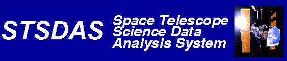 STSDAS:Space Telescope S
cience Institute